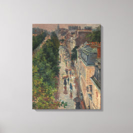 Lienzo Escena callejera en París, Francia (por Maximilien