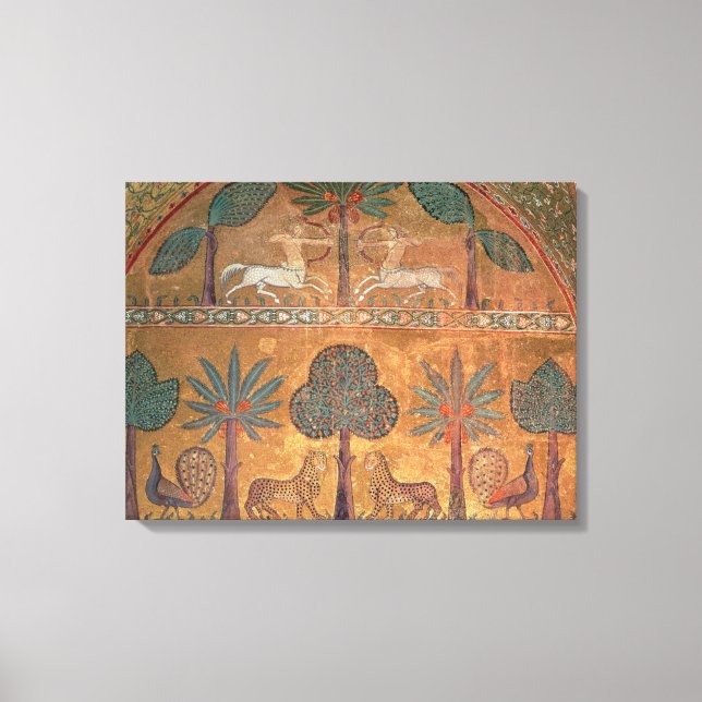 Lienzo Escena con siglos, de la habitación del rey Rugger (Anverso)