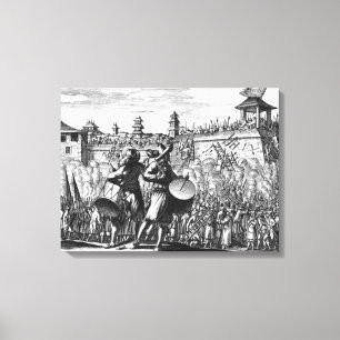 Lienzo Escena de batalla