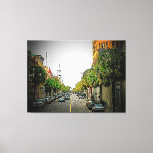 Lienzo Escena de Charleston 2 (Anverso)