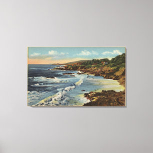 Lienzo Escena de Coastal del Californian de