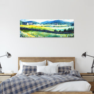 Lienzo Escena de Dalehaven en Yorkshire Dales