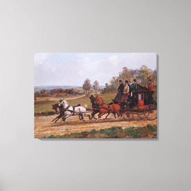 Lienzo Escena de entrenamiento (Anverso)