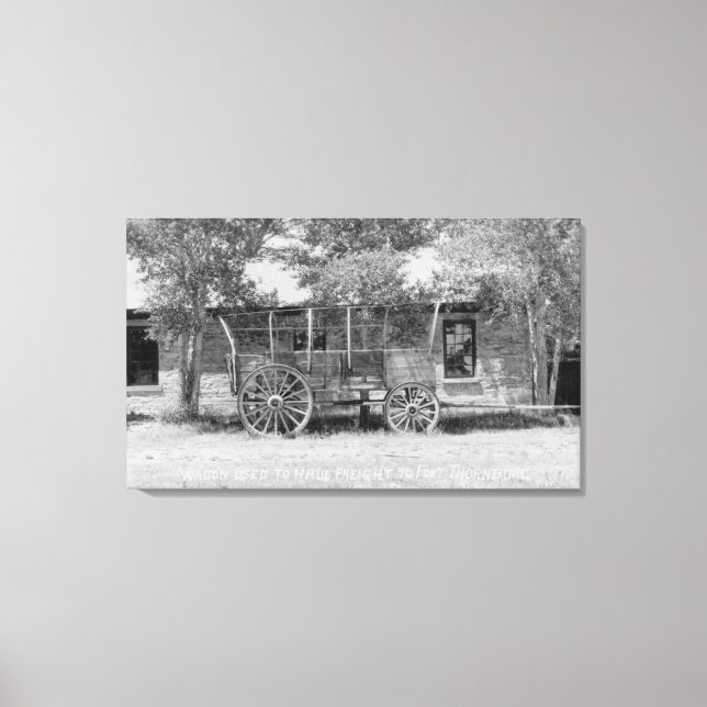 Lienzo Escena de Frieght Wagon (Anverso)