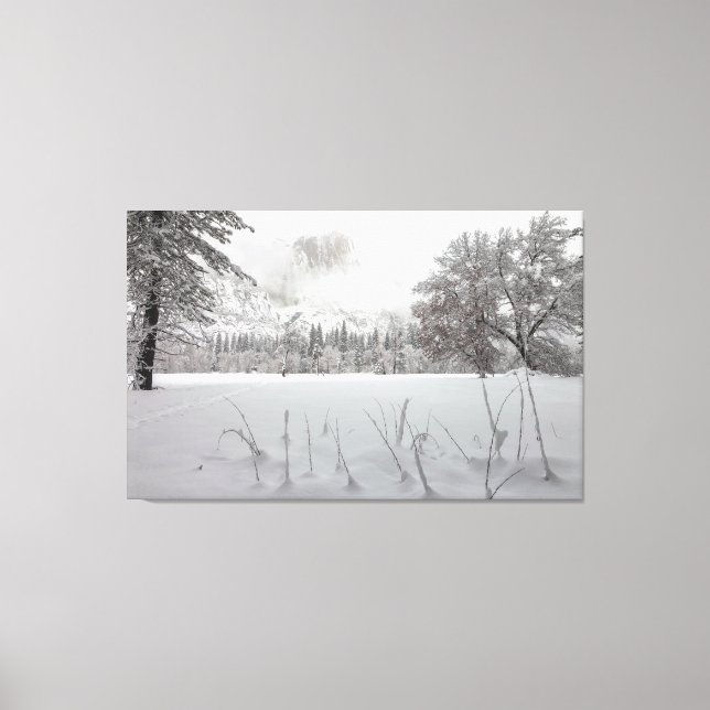 Lienzo Escena de invierno (Anverso)