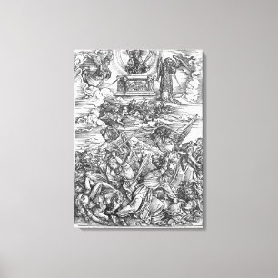 Lienzo Escena de la apocalipsis