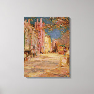 Lienzo Escena de la calle Boston - Edward Mitchell Banist