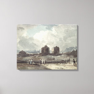 Lienzo Escena de la costa