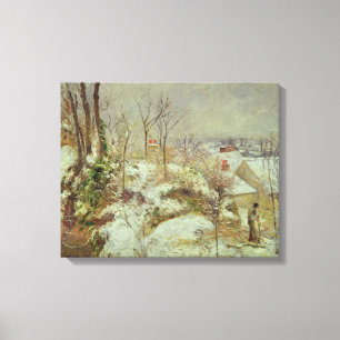 Lienzo Escena de la nieve