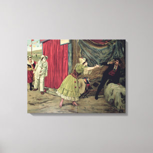 Lienzo Escena de la ópera 'Pagliacci