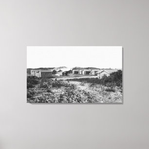 Lienzo Escena de la playa de Heceta en la fotografía de