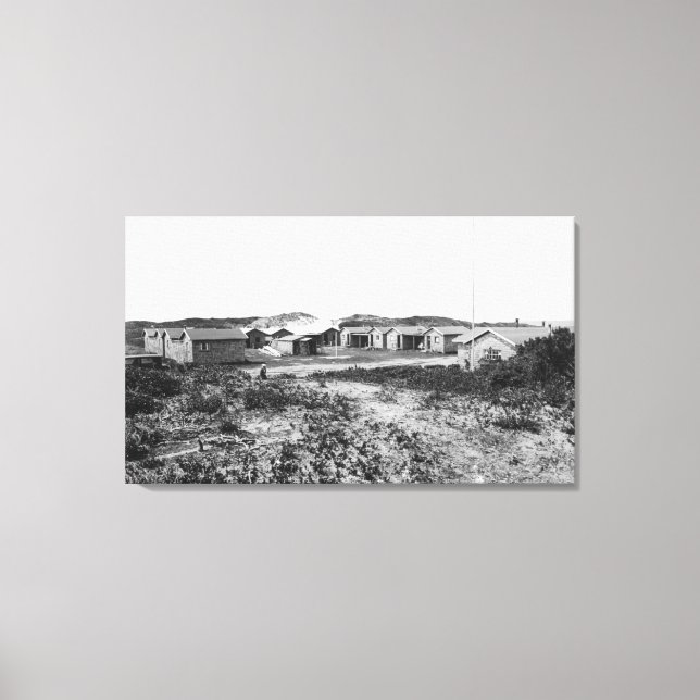 Lienzo Escena de la playa de Heceta en Oregón. Fotografía (Anverso)