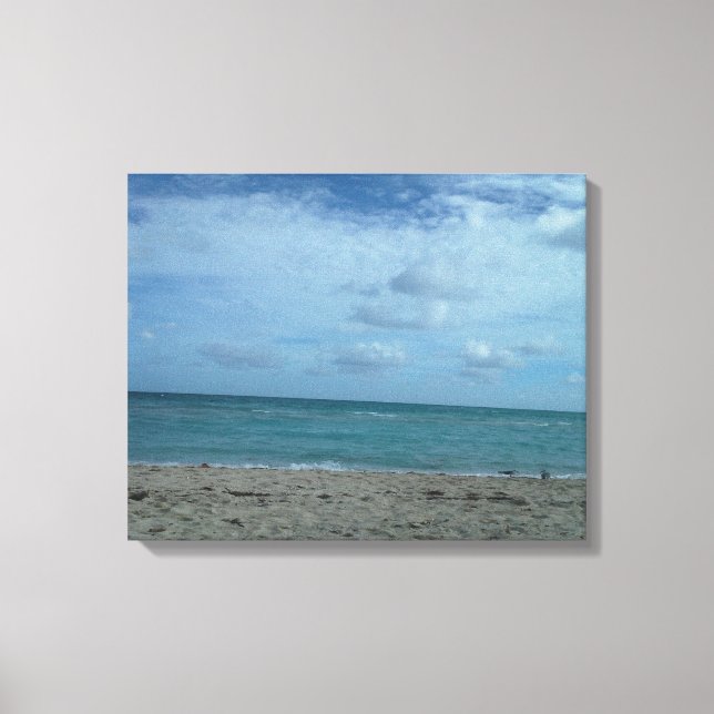 LIENZO ESCENA DE PLAYA (Anverso)