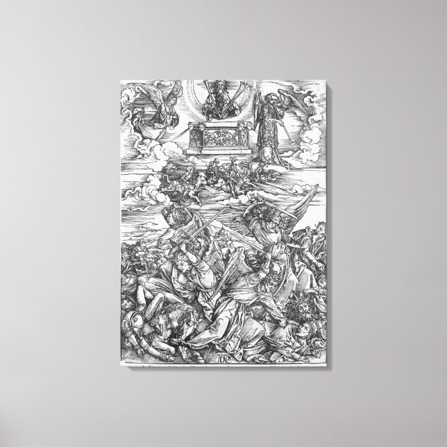 Lienzo Escena del Apocalipsis (Anverso)