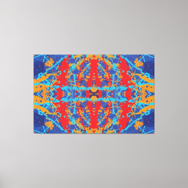 Lienzo Escena del crimen intracelular 63x42 (Anverso)