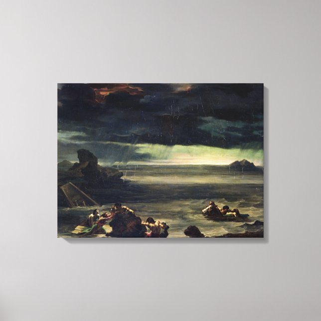 Lienzo Escena del Deluge, 1818-20 (Anverso)