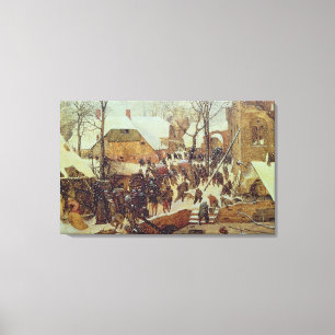 Lienzo Escena del invierno, siglo XVI