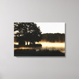 Lienzo Escena del lago matutino 24x16 (60x40cm) waccna
