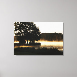 Lienzo Escena del lago matutino 36x24 (90x60cm) waccna