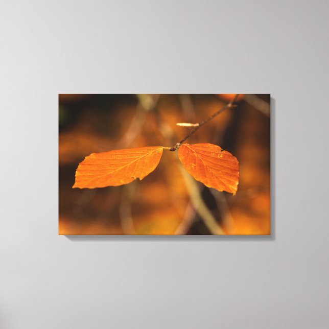 Lienzo Escena otoñal (Anverso)