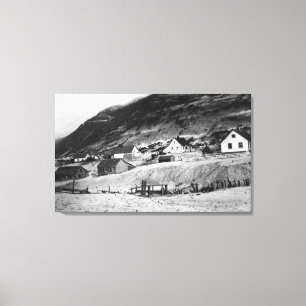 Lienzo Escena temprana del Kodiak, fotografía de Alaska