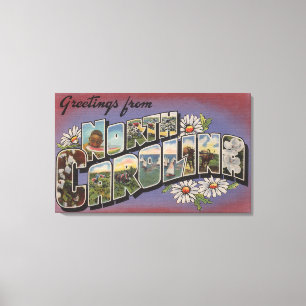 Lienzo Escenas del norte 4 de la letra de CarolinaLarge