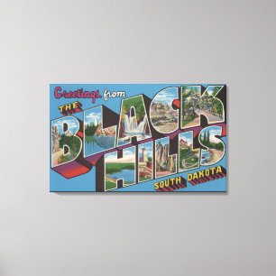 Lienzo Escenas grandes de la letra - Black Hills, SD