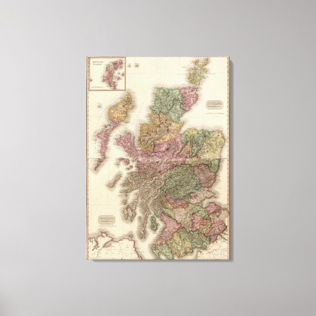 Lienzo Escocia compuesta (Anverso)