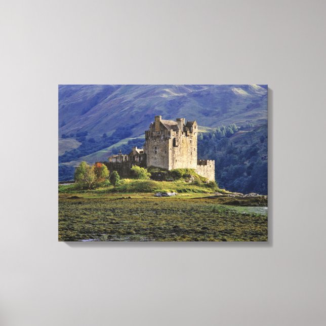 Lienzo Escocia, Highland, Wester Ross, Eilean Donan (Anverso)