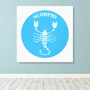 Lienzo Escorpio, Signo del Zodiaco, Horóscopo, Astrología