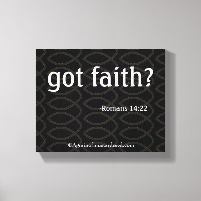 Lienzo Escritura bíblica Inspiradora (Anverso)