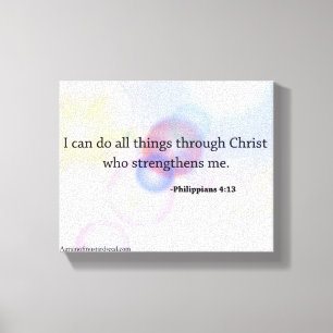 Lienzo Escritura bíblica Inspiradora