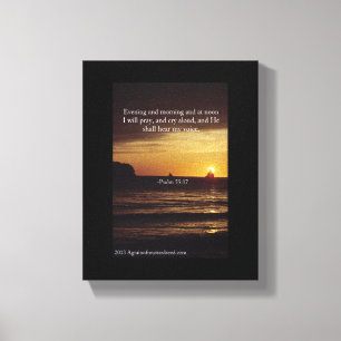 Lienzo Escritura bíblica Inspiradora