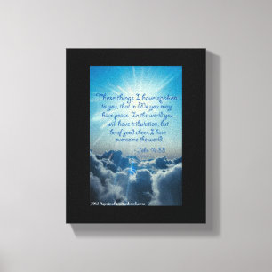 Lienzo Escritura bíblica Inspiradora