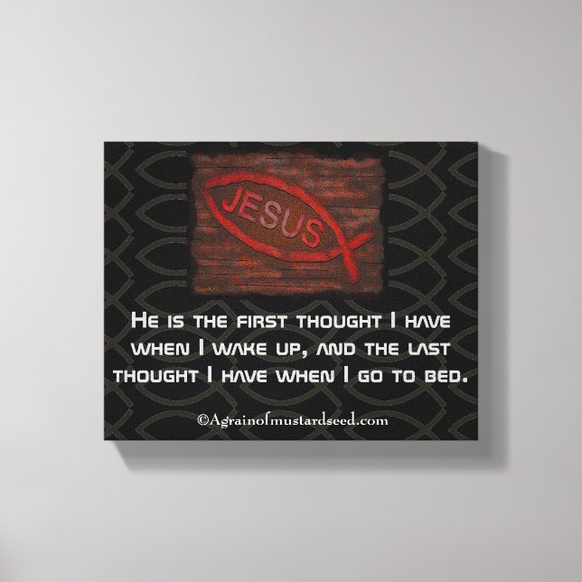 Lienzo Escritura bíblica Inspiradora (Anverso)