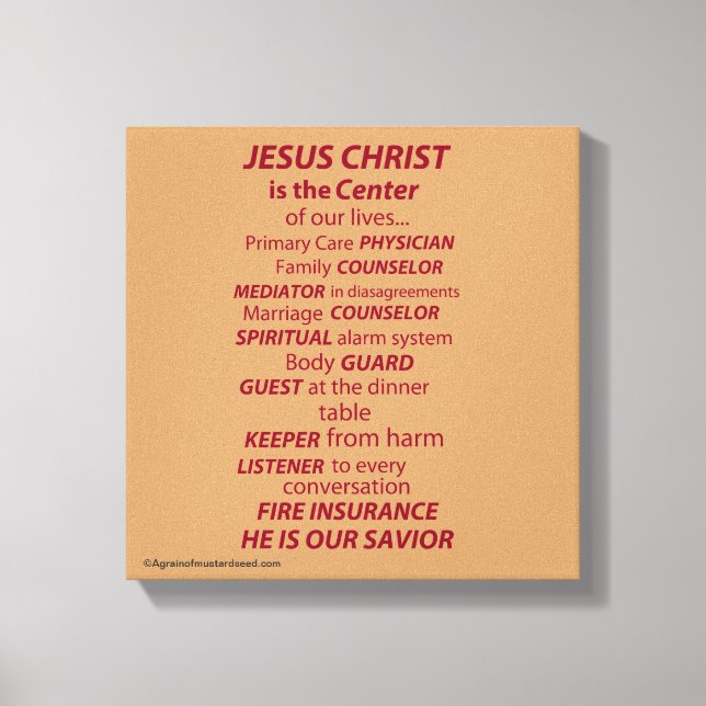 Lienzo Escritura bíblica Inspiradora (Anverso)