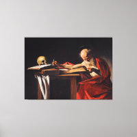 Escritura de Saint Jerome por Michelangelo Caravag