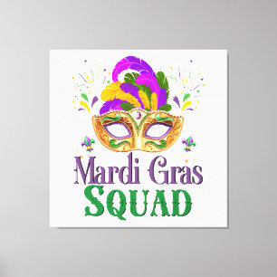 Lienzo Escuadrón de Mardi Gras