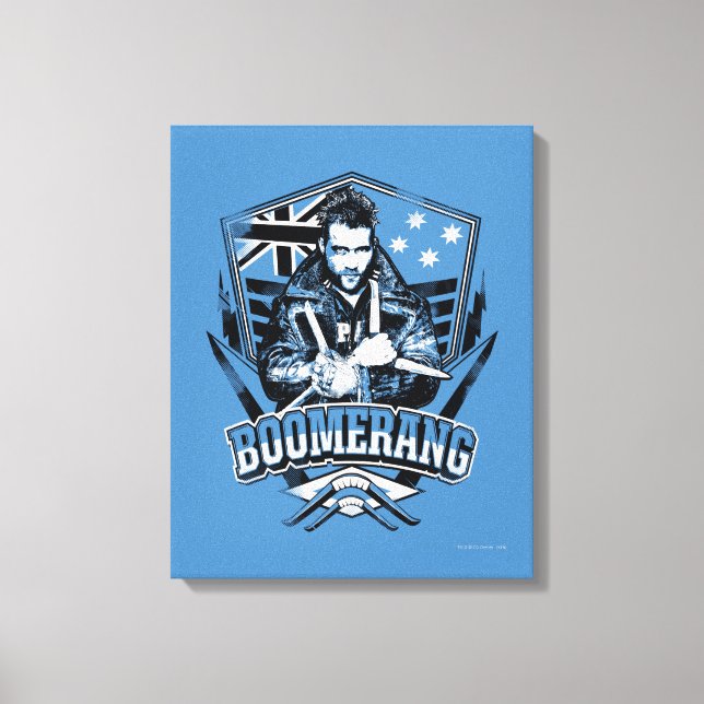 Lienzo Escuadrón suicida | Insignia de Boomerang (Anverso)
