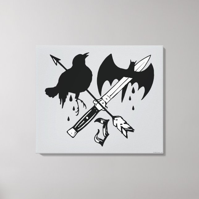 Lienzo Escuadrón suicida | Símbolo de broma (Anverso)