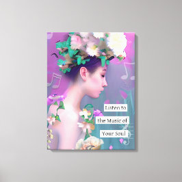 Lienzo Escucha la música de tu alma | Inspiración