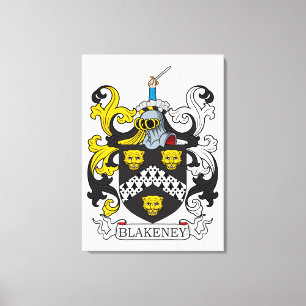 Lienzo Escudo de armas de Blakeney