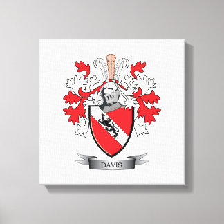 Lienzo Escudo de armas de Davis