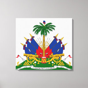 Lienzo Escudo de armas de Haití (Haití)