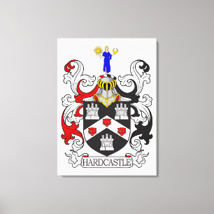 Lienzo Escudo de armas de Hardcastle I
