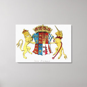 Lienzo Escudo de armas de Jane Seymour
