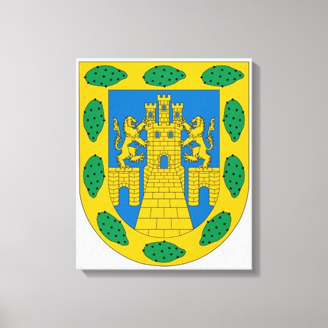 Lienzo Escudo de armas de la Ciudad de México (Anverso)