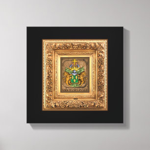 Lienzo Escudo de armas de la familia Van Westervelt