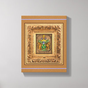 Lienzo Escudo de armas de la familia Van Westervelt