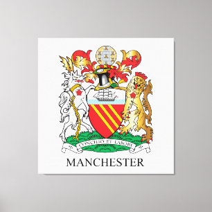 Lienzo Escudo de armas de Manchester